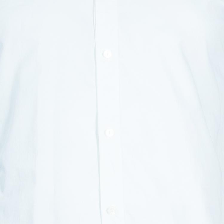 Pre Owned Dolce And Gabbana Men's White Cotton Shirt M