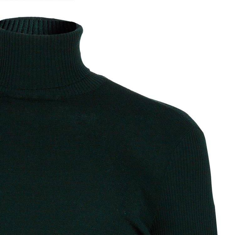 Pre Owned Dolce and Gabbana Men's Moss Green Turtleneck Sweater L