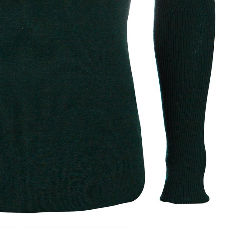 Pre Owned Dolce and Gabbana Men's Moss Green Turtleneck Sweater L