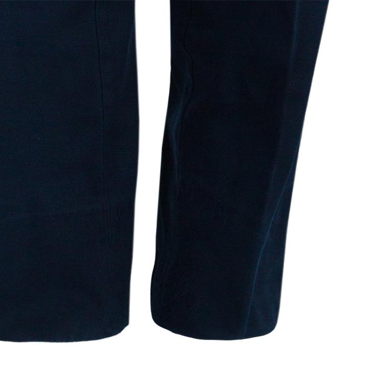 Pre Owned Dolce and Gabbana Men's Navy Blue Trousers M