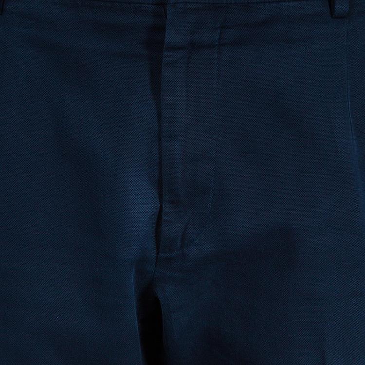 Pre Owned Dolce and Gabbana Men's Navy Blue Trousers M