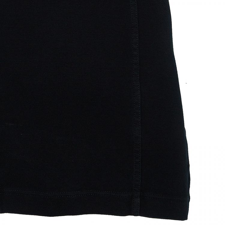 Pre Owned Dolce and Gabbana Men's Black Cotton Polo Shirt L