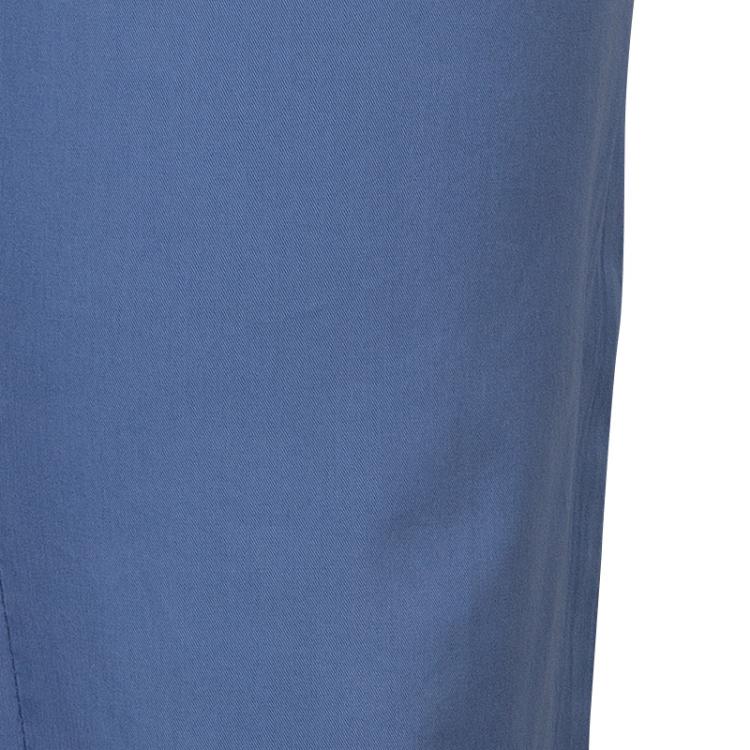 Pre Owned Dolce and Gabbana Blue Cotton Trousers M