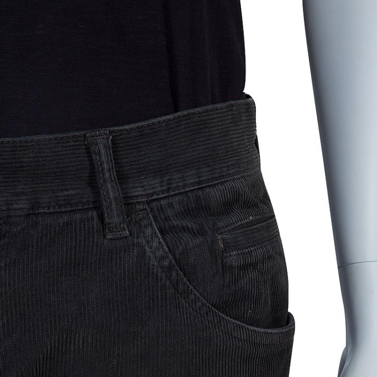 Pre Owned Dolce and Gabbana Brown Corduroy Trousers L