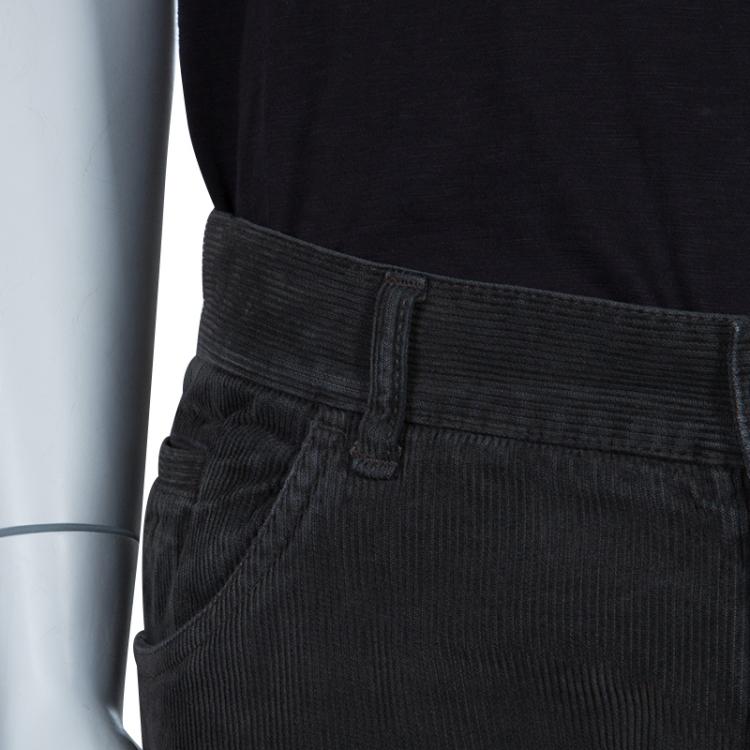 Pre Owned Dolce and Gabbana Brown Corduroy Trousers L