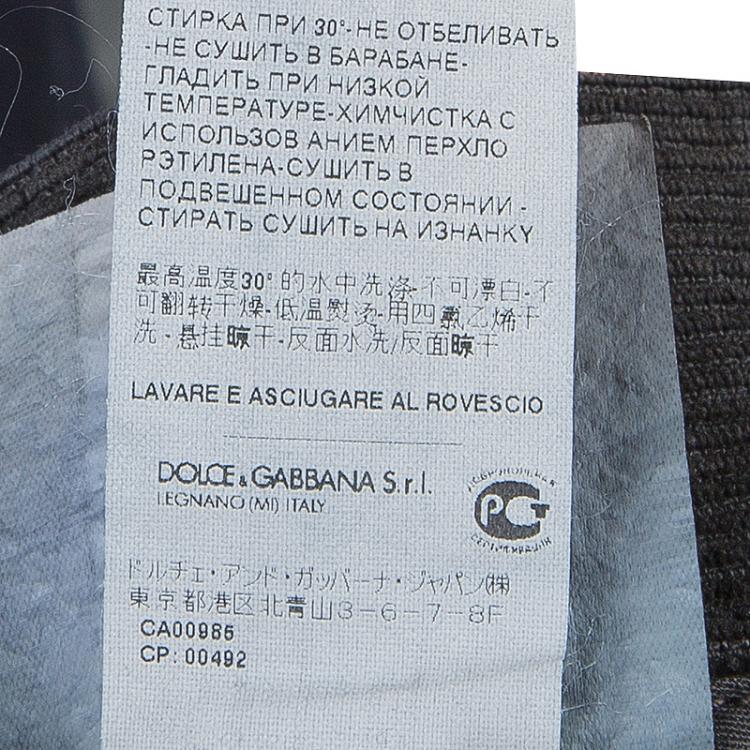 Pre Owned Dolce and Gabbana Brown Corduroy Trousers L