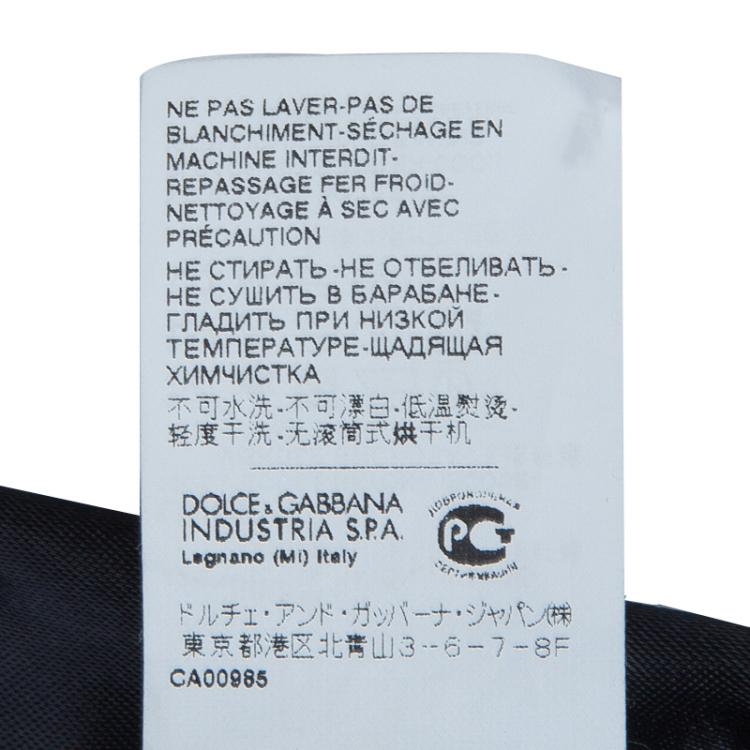 مملوكة مسبقًا Dolce and Gabbana Black Wool Waistcoat XL