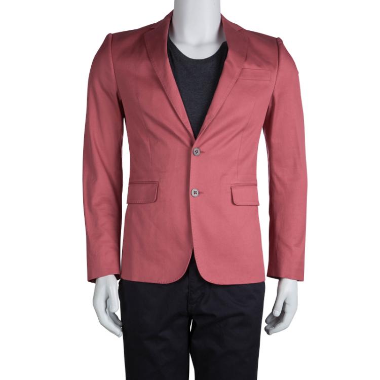 Pre Owned DSquared2 Pink Cotton Tailored Blazer S