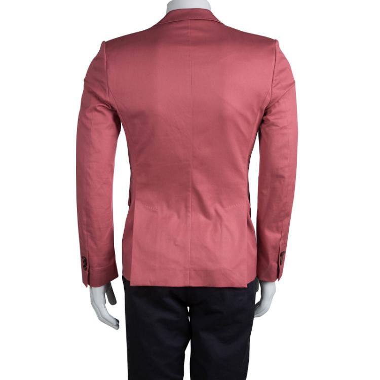 Pre Owned DSquared2 Pink Cotton Tailored Blazer S