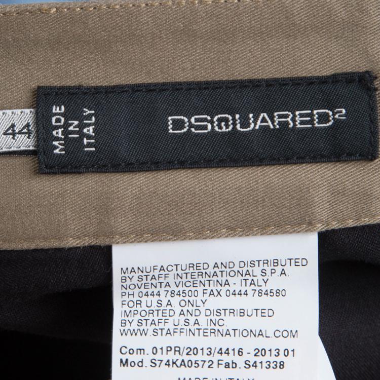 Pre Owned DSquared2 Beige Cotton Chinos XS 
