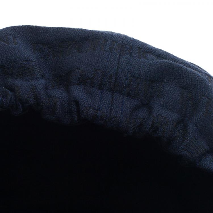 Pre Owned Emporio Armani Blue Logo Baseball Cap Size L