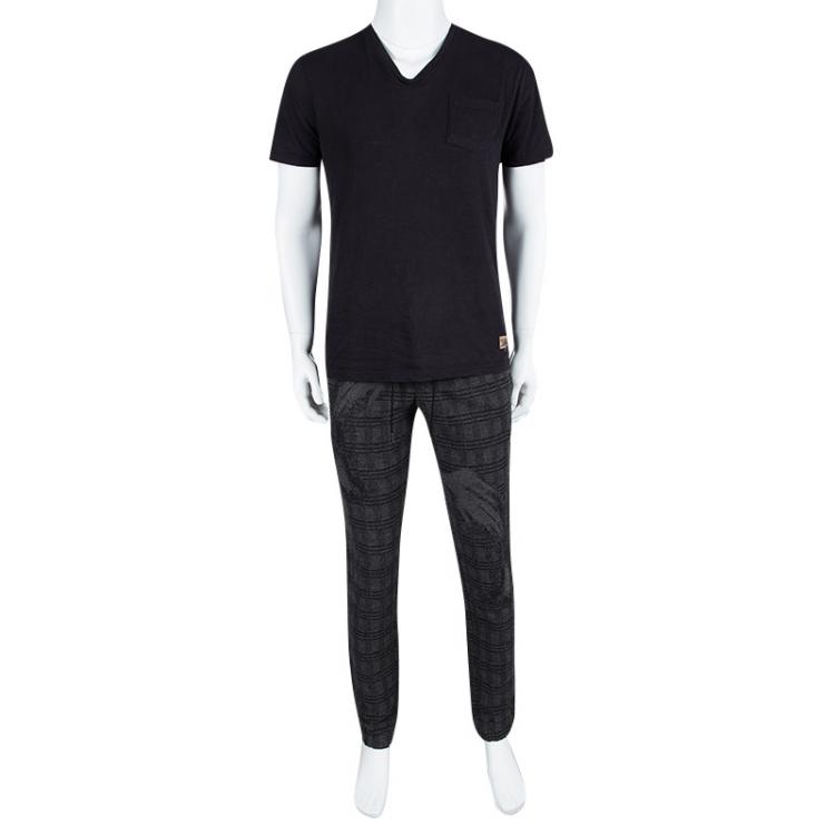 emporio armani grey joggers