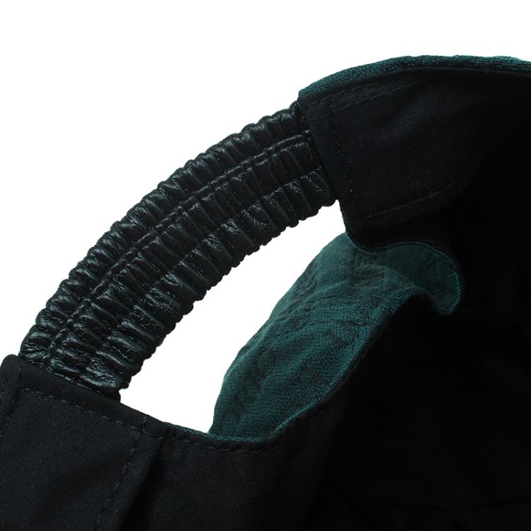 Pre Owned Emporio Armani Green Logo Baseball Cap Size M