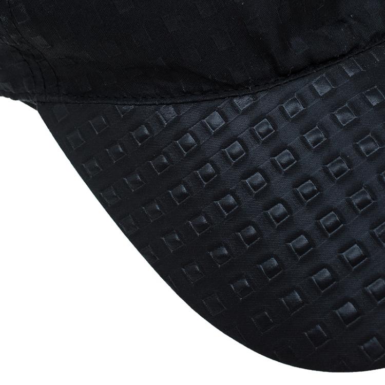 Pre Owned Emporio Armani Black Baseball Cap Size L