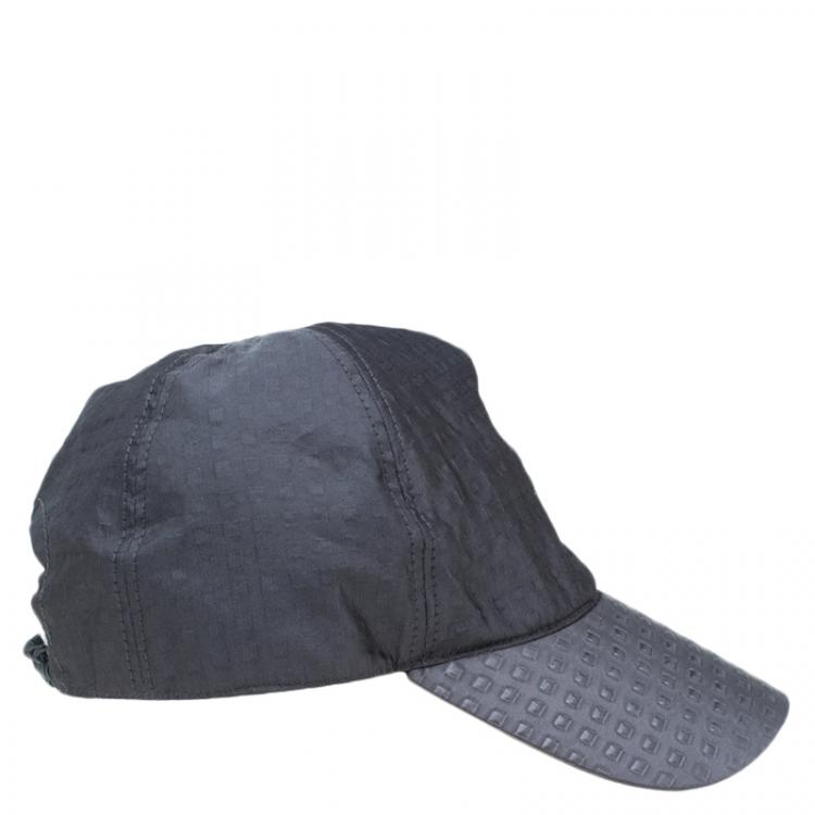 Pre Owned Emporio Armani Grey Baseball Cap Size S 