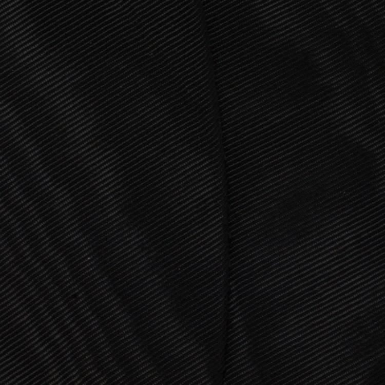 مملوكة مسبقًا Emporio Armani Black Viscose Moire Flat Cap Size M