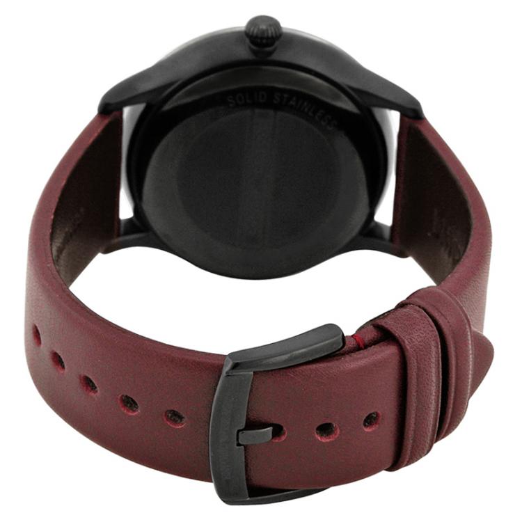 Pre Owned Emporio Armani Red Stainless Steel AR1801 Men's Wristwatch 38MM