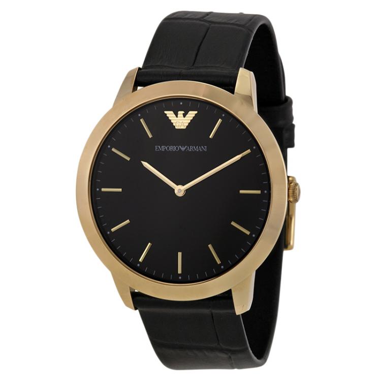 emporio armani watch stainless steel back