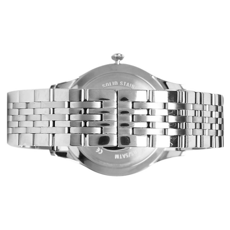 Pre Owned Emporio Armani Silver Stainless Steel AR1867 Men's Wristwatch 41MM