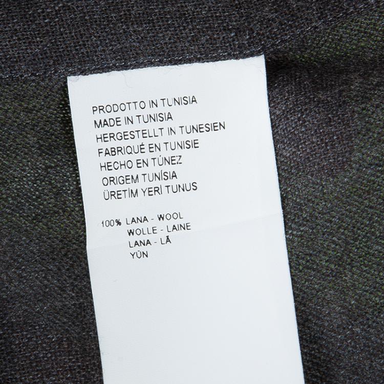 Pre Owned Emporio Armani Men's Grey Shirt L