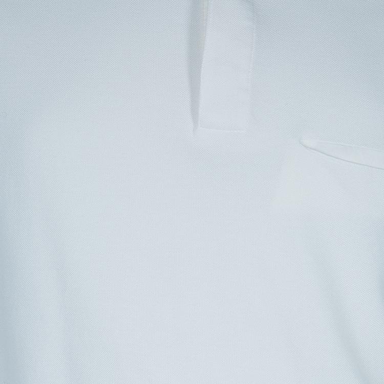 Pre Owned Emporio Armani Men's White Polo Shirt L