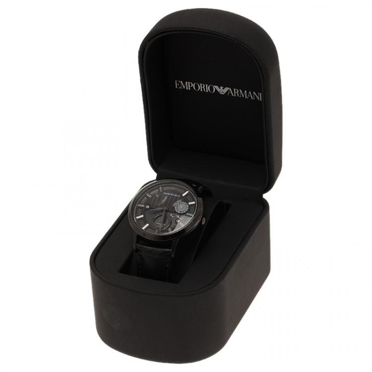 مملوكة مسبقًا Emporio Armani Grey Stainless Steel AR4660 Men's Wristwatch 40MM