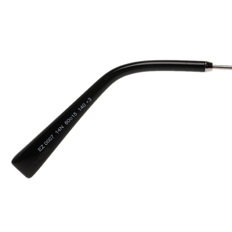 Pre Owned Ermenegildo Zegna Silver and Black EZ0007 Aviators