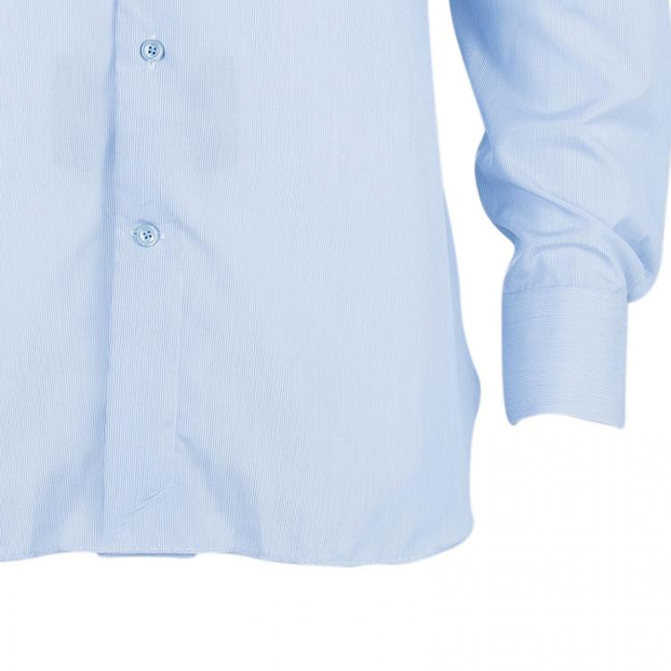 Pre Owned Ermenegildo Zegna Formal Pinstripe Shirt L