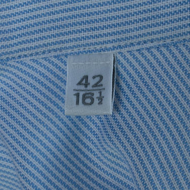 Pre Owned Ermenegildo Zegna Pinstripe Formal Shirt L