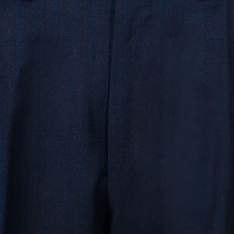 Pre Owned Ermenegildo Zegna Men's Black Trofeo Wool Suit M