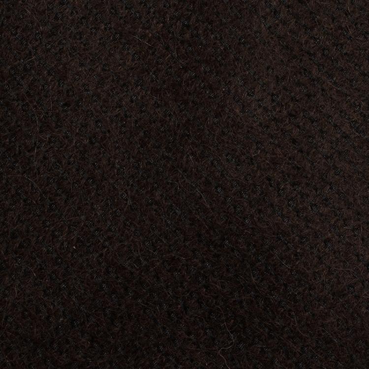 Pre Owned Ermenegildo Zegna Brown Mohair and Silk Blend Tie