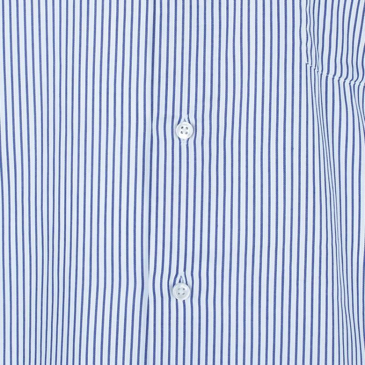 Pre Owned Ermenegildo Zegna Monochrome Pinstripe Formal Shirt M