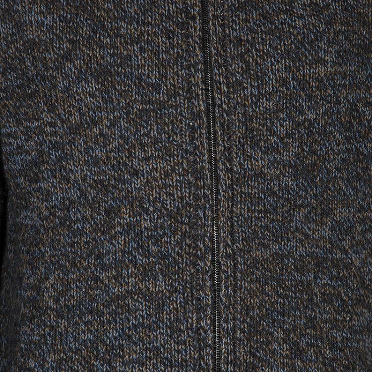 Pre Owned Ermenegildo Zegna Men's Grey Cashmere Cardigan M