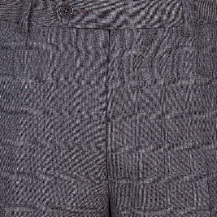 Pre Owned Ermenegildo Zegna Men's Brown Wool Suit M