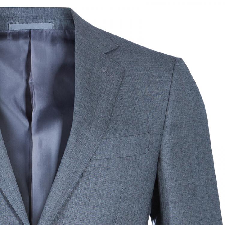 Pre Owned Ermenegildo Zegna  Grey Wool Suit M