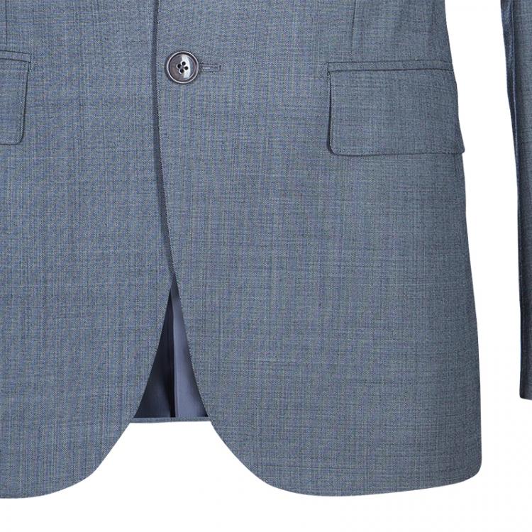 Pre Owned Ermenegildo Zegna  Grey Wool Suit M