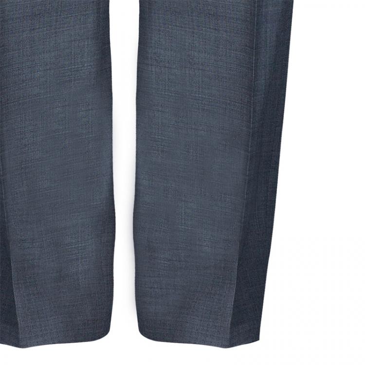 Pre Owned Ermenegildo Zegna  Grey Wool Suit M