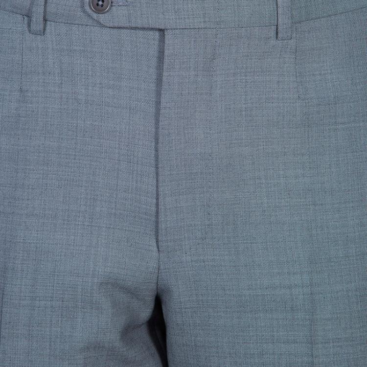 Pre Owned Ermenegildo Zegna  Grey Wool Suit M