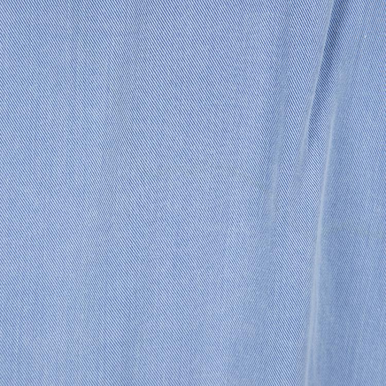 Pre Owned Ermenegildo Zegna Men's Blue Denim Shirt M