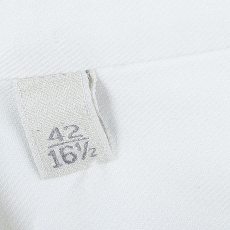Pre Owned Ermenegildo Zegna White Button Down Shirt L