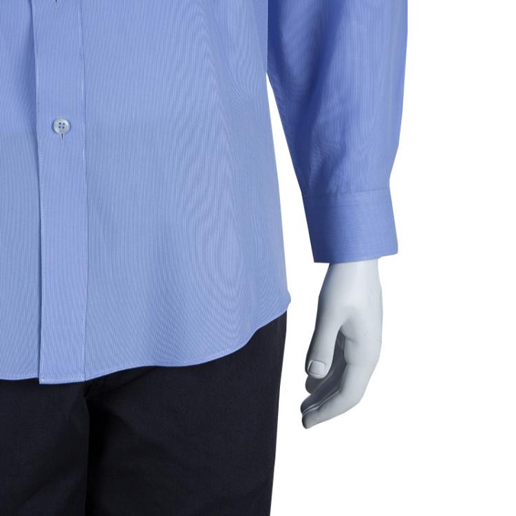 Pre Owned Ermenegildo Zegna Blue Long Sleeve Buttondown Cotton Shirt XL