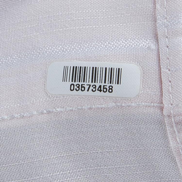 Pre Owned Ermenegildo Zegna Light Pink Striped Long Sleeve Buttondown Shirt XL