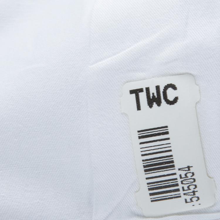 Pre Owned Ermenegildo Zegna White Long Sleeve Buttondown Cotton Shirt L