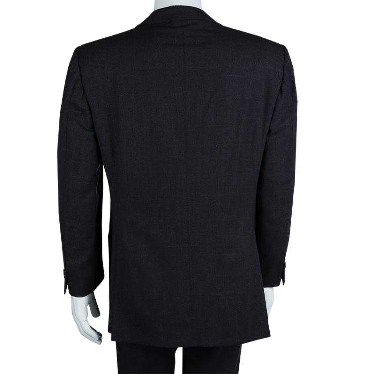 Pre Owned Ermenegildo Zegna Napoli Couture Dark Grey Blazer XL