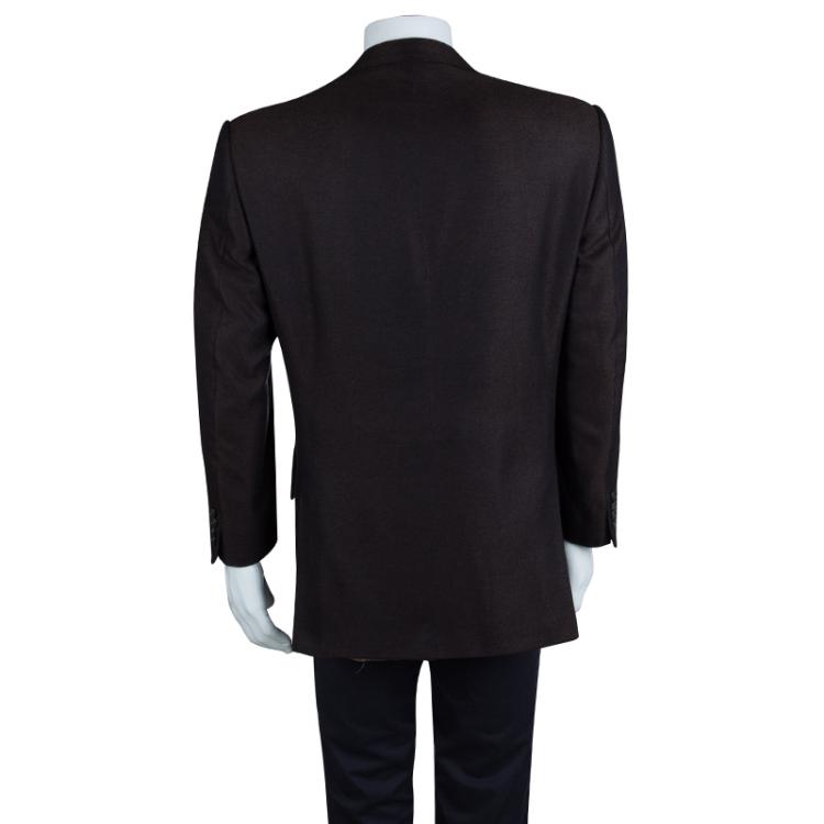 Pre Owned Ermenegildo Zegna Brown Blazer L
