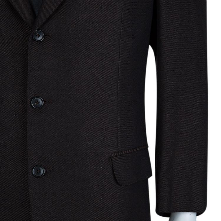Pre Owned Ermenegildo Zegna Brown Blazer L
