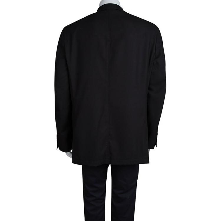 Pre Owned Ermenegildo Zegna Black Cool Effect Blazer XXL