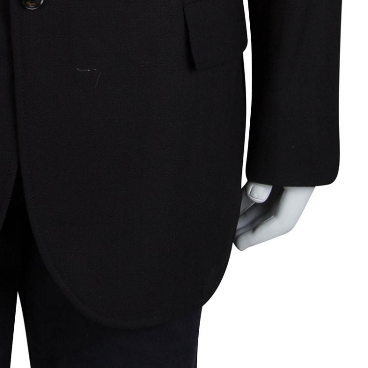 Pre Owned Ermenegildo Zegna Black Cool Effect Blazer XXL
