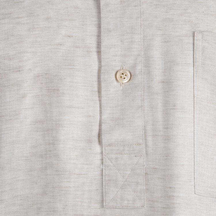 Pre Owned Ermenegildo Zegna Beige Linen Blend Long Sleeve Shirt XL