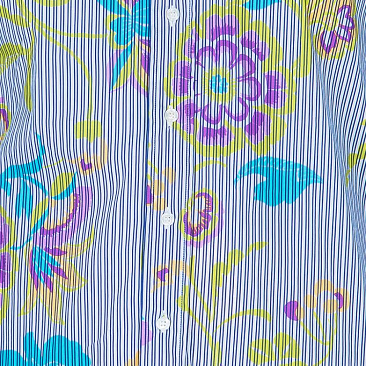 Pre Owned Etro Men's Multicolor Floral Printed Shirt M